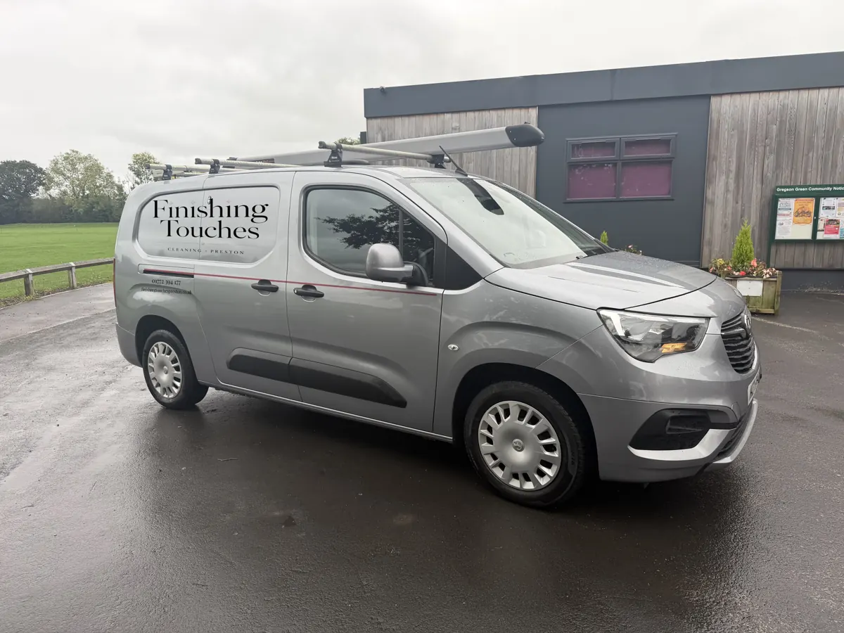 Finishing Touches branded van in Preston